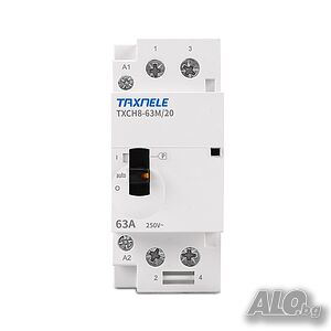 Модулен контактор с ключ 250VAC 63A 2XNO