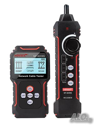 Кабелен лан тестер NF-8209S за измерване дължина на кабел, POE откриване и измерване на напрежение в..