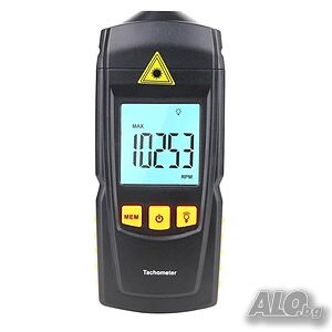 Тахометър безконтактен оборотомер 99999 RPM