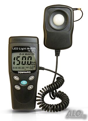 Луксметър за LED светлина 0-200000 Lux, FC, Клас A JIS C 1609: 1993, CNS 5119