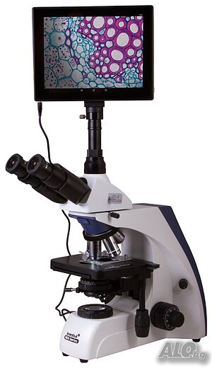 Цифров тринокулярен микроскоп Levenhuk MED D35T LCD