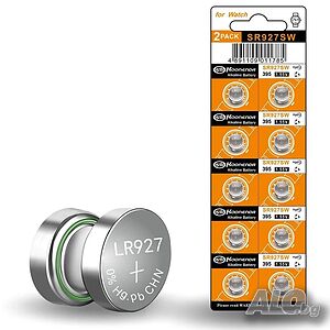 Батерии AG7, LR927, LR57, SR927W, GR927 блистер 10бр.