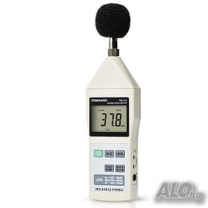 Шумомер 30-130dB, отговаря на IEC 651 тип 2, ANSI S1.4 тип 2, сертификат за калибрация
