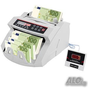 Машини за броене на пари с UV и MG детекция за фалшиви пари, външен дисплей
