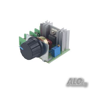 Фазов регулатор на мощност до 2000W, 220V, Димер, Регулатор на обороти