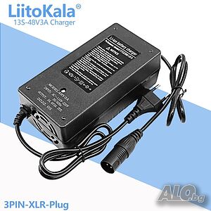 Liitokala зарядно за електрическо колело, мотор, тротинетка 48V(54.6V) 3A 13S