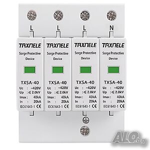 Трифазен катоден отводител 3P+N 420V 20-40KA UP2.0kV
