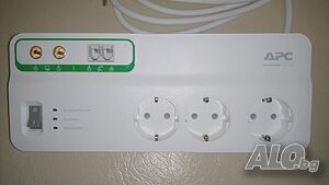 APC PMH63VT­GR Home/Office защита от пренапрежение с 6 гнезда и защита на телефон и коаксиален кабел