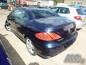 Peugeot 307 cc цц facelift 143 к.с. Кабриолет Бензин 2007 год. 111111 км Ръчна на части