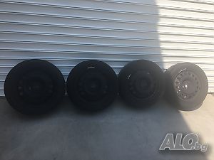 16 цола железни джанти 5 x 108 Peugeot 407 Citroen C5 Пежо 407 Ситроен Ц5