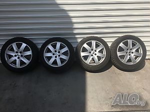 Джанти с чисто нови зимни гуми дот средата на 2018г Peugeot 607 facelift 2.0 2.2 2.7 HDI 607 2.7 ХДИ