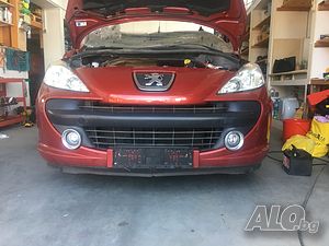 Предна броня за Peugeot 207 cc Cabriolet 1.6 16v 120 ps Пежо 207 кабрио 1.6 16в 120 пс pejo