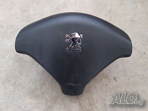 Airbag Еърбег Аирбаг на волана Peugeot 307 cc 2.0 136к.с AUTOMATIC Пежо 307 Кабрио АВТОМАТИК 2.0 136