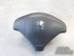 Airbag Еърбег Аирбаг на волана Peugeot 307 SW ЧЕРНО 1.6 HDI 1.6hdi Пежо 307 СВ Комби ЧЕРНО 1.6 ХДИ