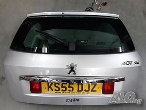 Заден капак багажник СВЕТЛОСИВ Peugeot 407 SW 2.0 HDI 2.0hdi 136 к.с Пежо 407 КОМБИ 2.0 ХДИ 2.0хди