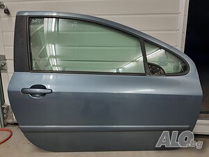 Предна дясна врата ГОЛА ТЪМНОСИВА Peugeot 307 Hatchback 1.6 HDI 1.6hdi Пежо 307 Хечбек 1.6 ХДИ 1.6хд