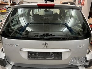 Заден капак Багажник СВЕТЛОСИВ Peugeot 307 SW 1.6 HDI 1.6hdi Пежо 307 Комби 1.6 ХДИ 1.6хди pejo