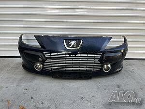 Предна броня Facelift Фейслифт ТЪМНОСИНЯ Peugeot 307 SW Facelift 2.0 HDI 136к.с Пежо 307 Комби 2.0