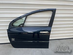 Предна лява врата ТЪМНОСИНЯ Peugeot 307 SW Facelift 2.0 HDI 136к.с Пежо 307 Комби 2.0 ХДИ Фейслифт