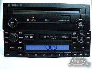 Gamma SONY VW оригинален автокасетофон + CD player