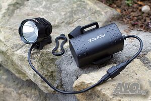 Система предна CREE светлина за велосипед FORCE GLOW, 1000LM, 4400 mAh