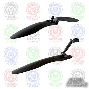 Комплект калници за MTB велосипед WAG 24-26”, Удароустойчив PVC, Черни