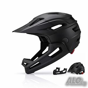 Кросова каска MARTAR, Full Face, ЕN Сертифицирана, Модулна, Тегло: 570g, Размер: M/L