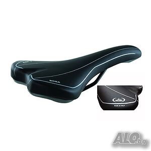 Седалка за велосипед Selle Monte Grappa Bora, Черна, Made in ITALY