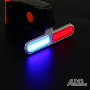 LED TAIL LIGHT стоп светлина за велосипед с висока яркост, Полицейска