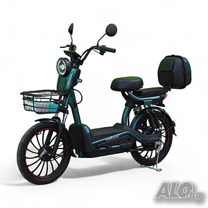 Електрически мотопед с педали MaxMotors EBZ20 1200W/60V/20Ah - Green