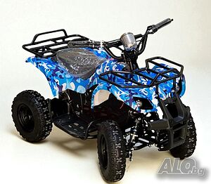 Детско Електрическо ATV HUNTER TOURIST 1200W - BLUE CAMOUFLAGE