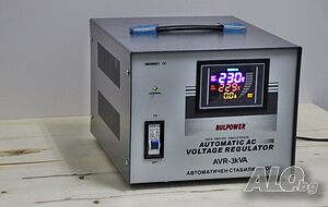 Стабилизатор на ток и напрежение 3KW с лед дисплей BULPOWER