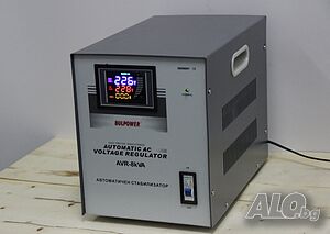 Стабилизатор на ток и напрежение 8KW с лед дисплей BULPOWER