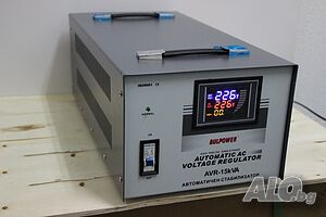 Стабилизатор на ток и напрежение 15KW с лед дисплей BULPOWER
