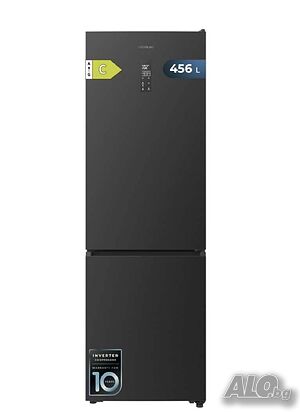 хладилник с фризер Cecotec Bolero Combi 456 DarkC Total No Frost