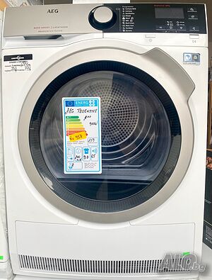 НАМАЛЕНА!!! сушилня с термопомпа,AEG’ Lavatherm 8000 Series AbsoluteCare System T8DEK946E 9кг