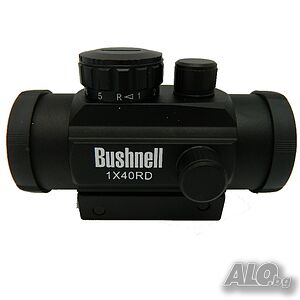 Оптически прицел бързомер Bushnell 1x40, бързомерец, черен