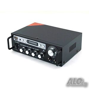 Аудио усилвател SN-555BT, Караоке, Блутуут, FM, SD, USB, BLT, 2x60W, 220VAC