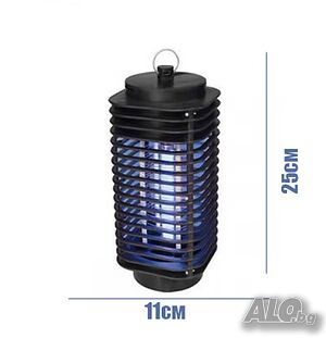 Ултравиолетова лампа против комари и други насекоми LM-3B, UV Lamp, Черна