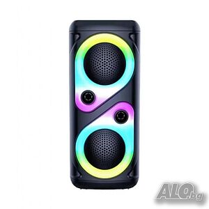 Преносим високоговорител WSJAR E-4202 с мощен бас, RGB осветление и Bluetooth 5.0