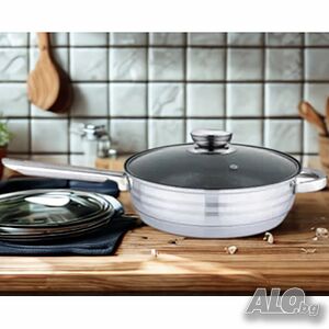 Тиган Bohmann, 24х7.5 см. 3.4л., неръждаема стомана, тефлон покритие