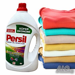 Течен перилен препарат Persil за цветно пране - 3,9 литра, 60 пранета, дълбоко почистване