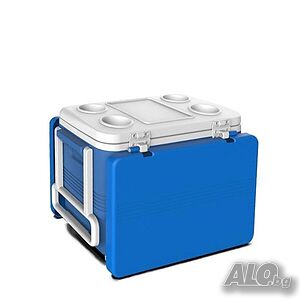 Хладилна кутия Atlantic 45L, пасивна, с табла/с колела