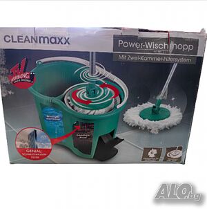 Иновативна кофа за моп за бързо и лесно почистване - CLEANmaxx Power Mop