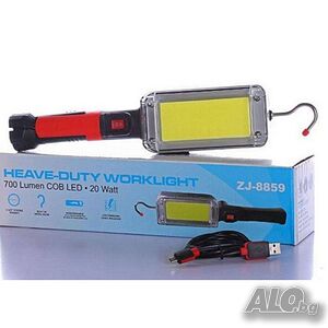 Мощна работна Led лампа ZJ-8859-B преносима с удължен заряд