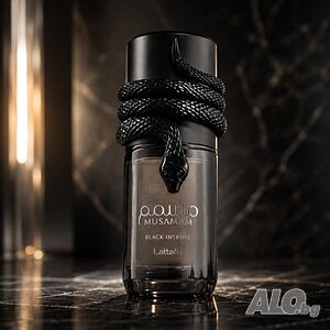 Lattafa Musamam Black Intense 100 мл - Луксозен парфюм за него и нея с дървесен аромат, уд, какао