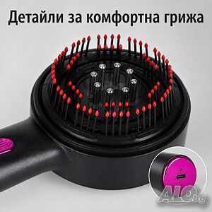 Електрически масажор за скалп с резервоар и червена светлина