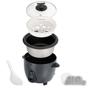 Оризоварка Camry CR 6419 1L, 400W с функция за готвене на пара и поддържане на топлината