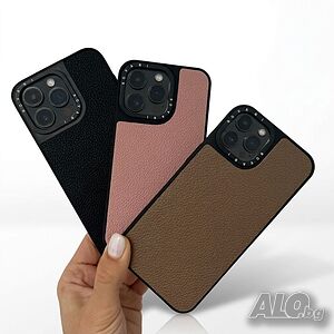 Калъф от естествена кожа за IPhone 16/17