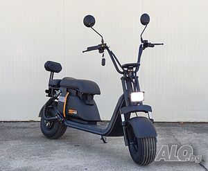 Електрически скутер Чопър Middle 701 500W в черен цвят